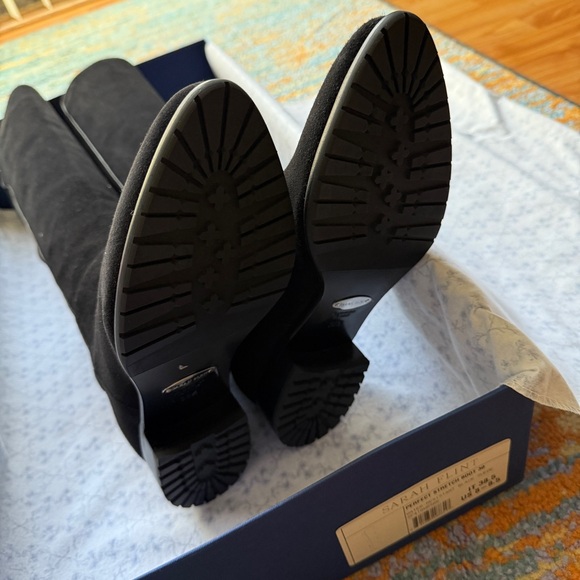 NWT Sarah Flint Knee High Perfect Stretch Boot 30 , Black - Size 38.5 - Picture 16 of 16